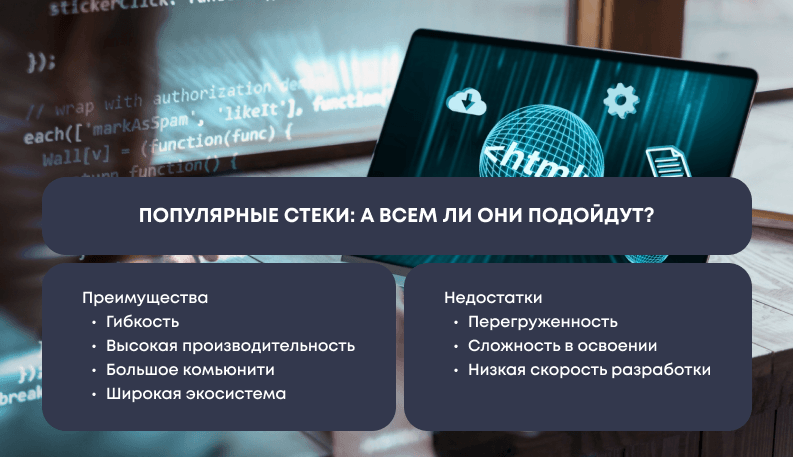 Лучшие техноло�гические стеки для стартапов в 2024 году: как выбрать оптимальное решение